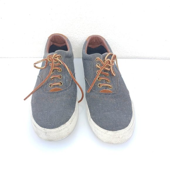 Polo by Ralph Lauren Men's Size 8 Gray Brown Sneakers Shoes - Picture 3 of 11